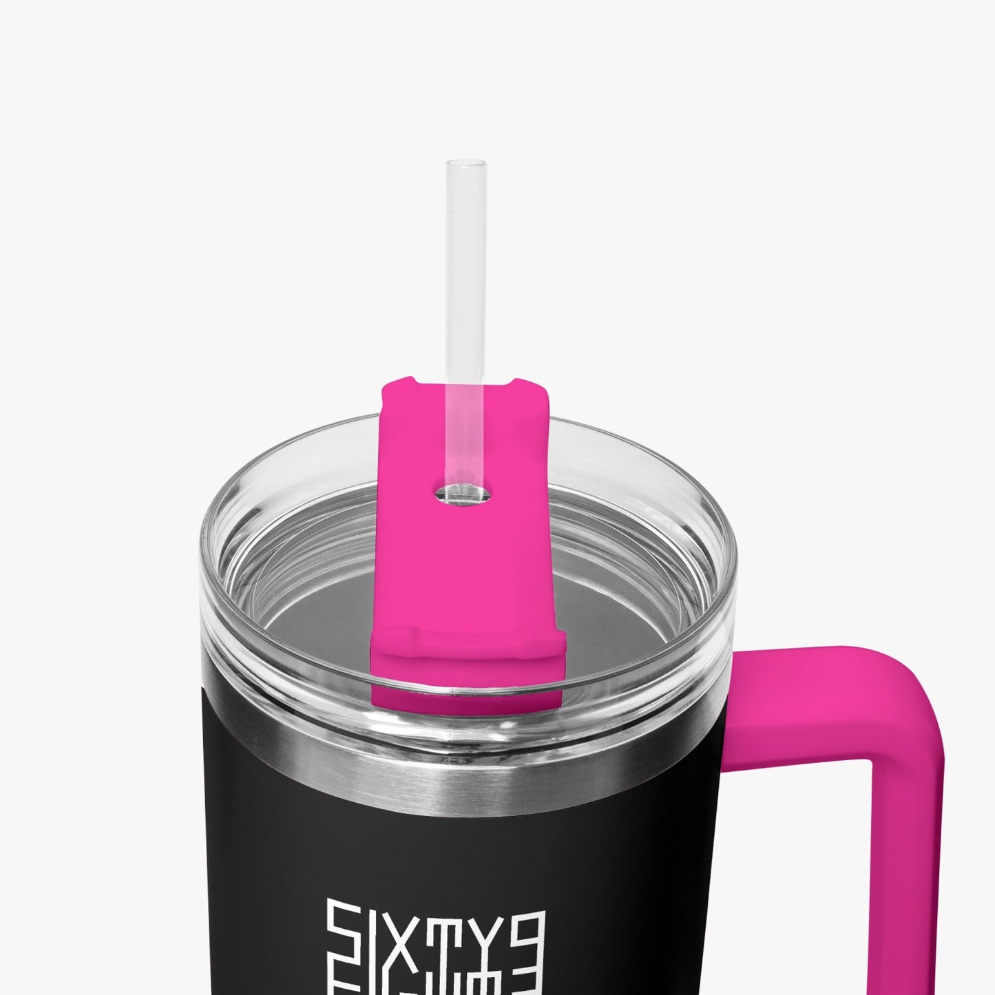 Sixty Eight 93 Logo White Black 40oz Hydrator Tumbler Cup