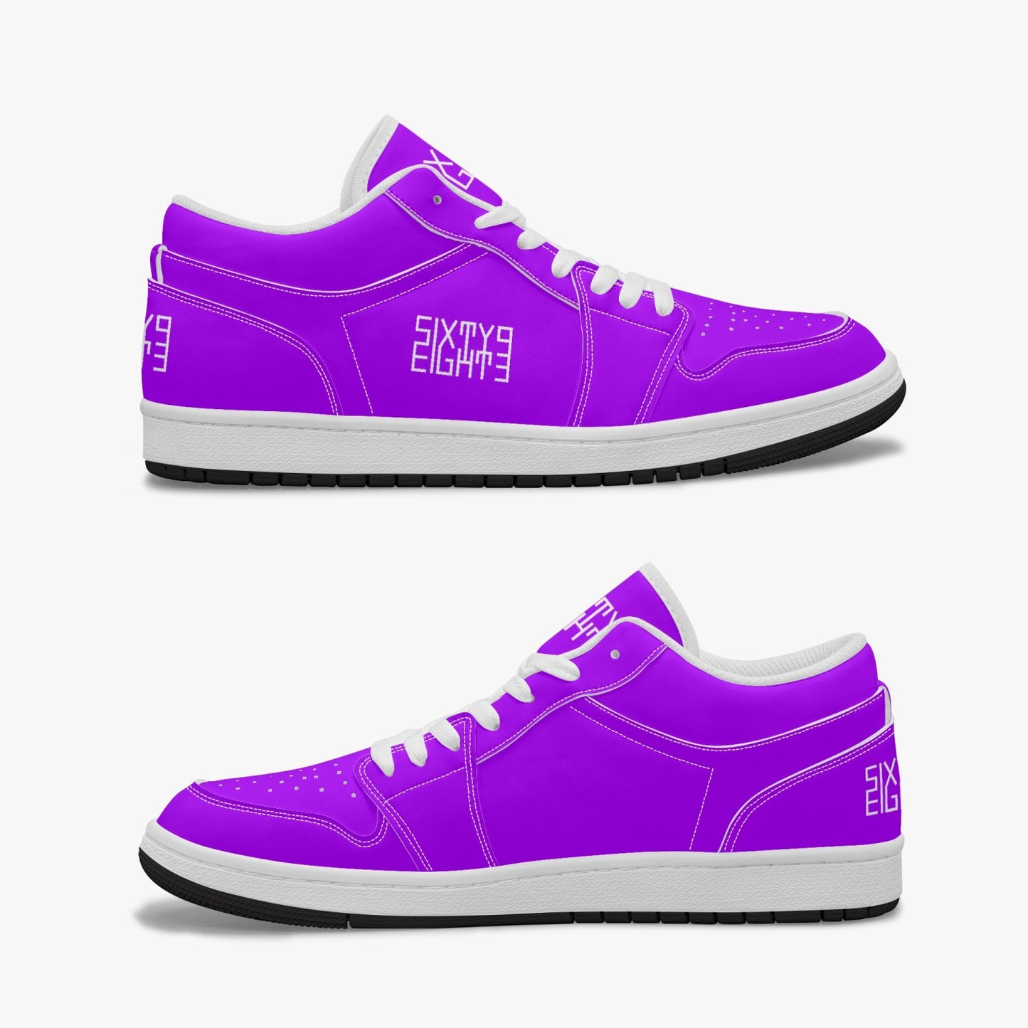 Sixty Eight 93 Logo White Grape SENTLT1 Shoes