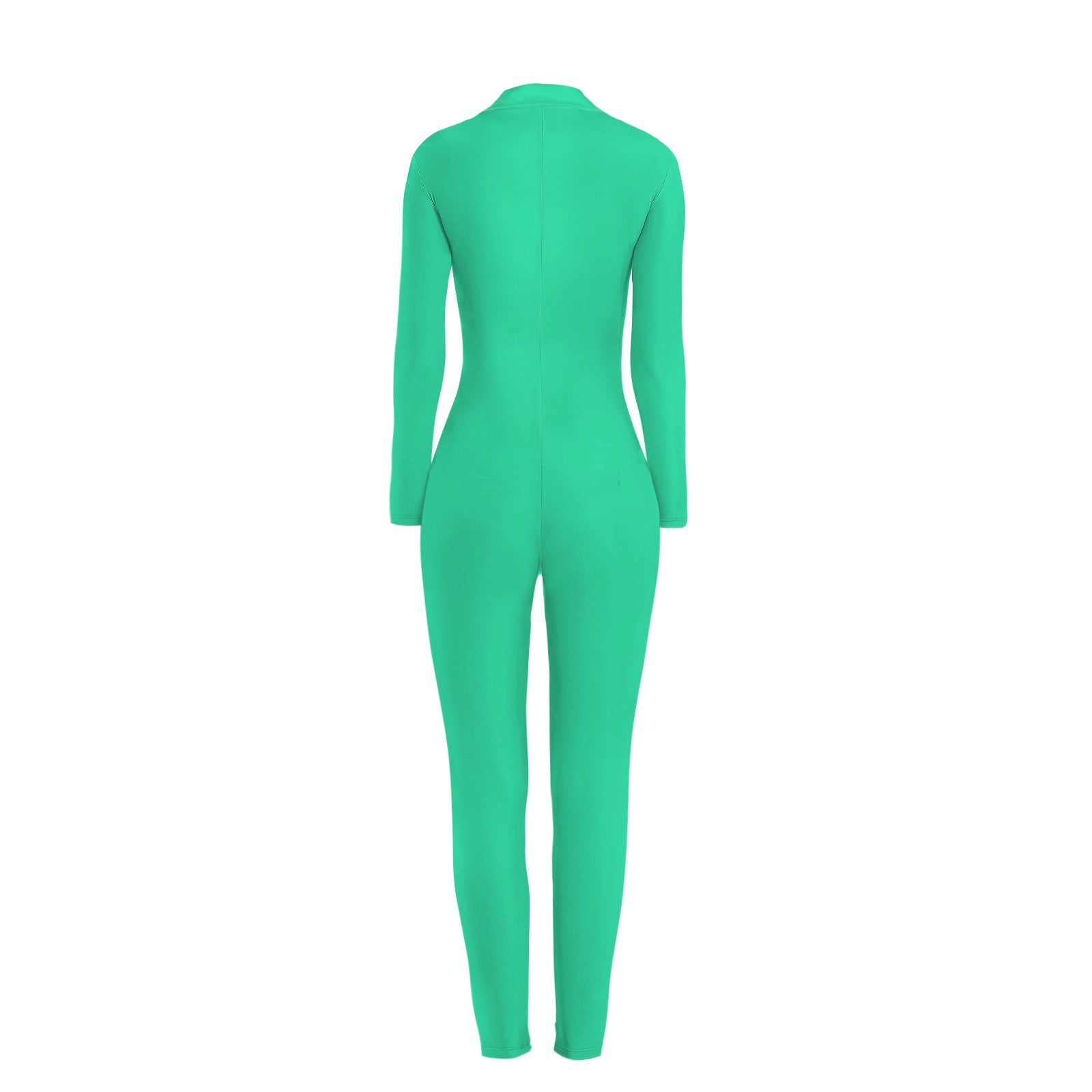 Sixty Eight 93 Sea Green Skinny Fit Jumpsuit