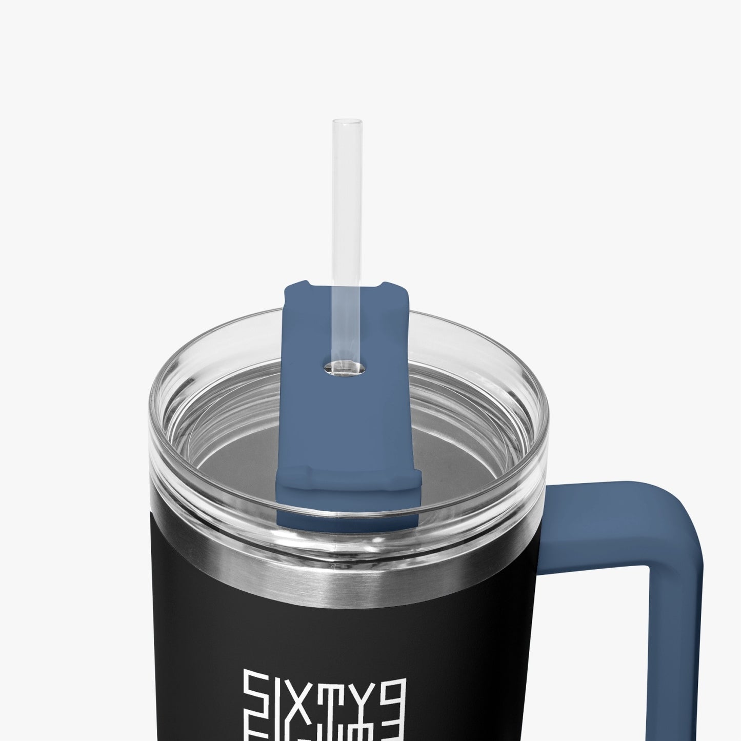 Sixty Eight 93 Logo White Black 40oz Hydrator Tumbler Cup