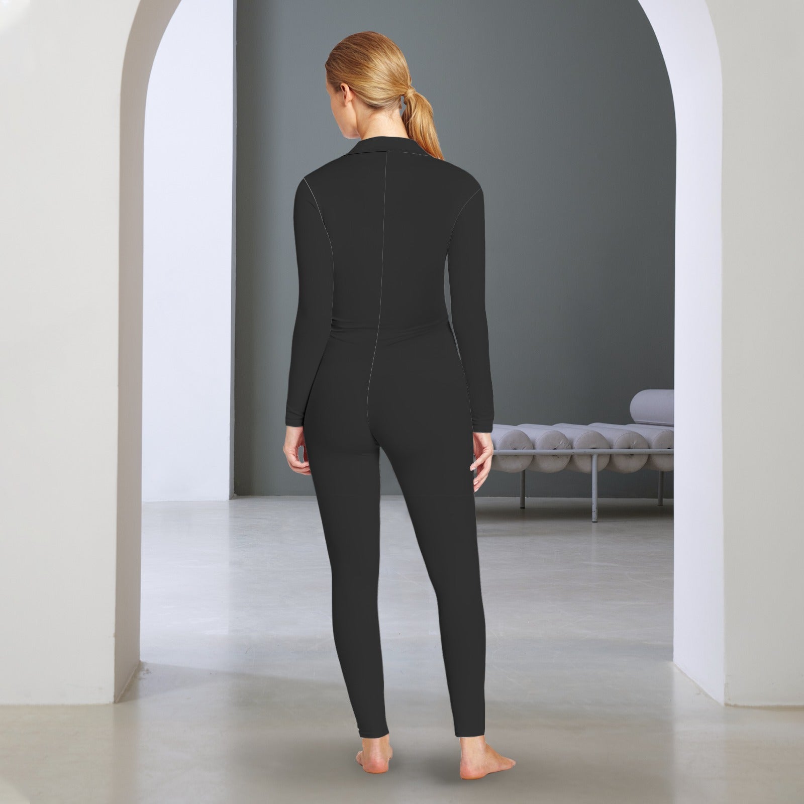 Sixty Eight 93 Black Skinny Fit Jumpsuit