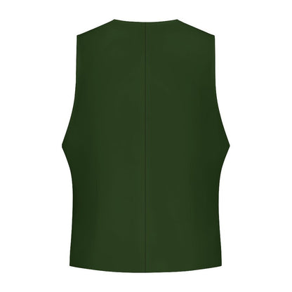 Sixty Eight 93 Logo White Pine Men's Sleeveless Suit Vest