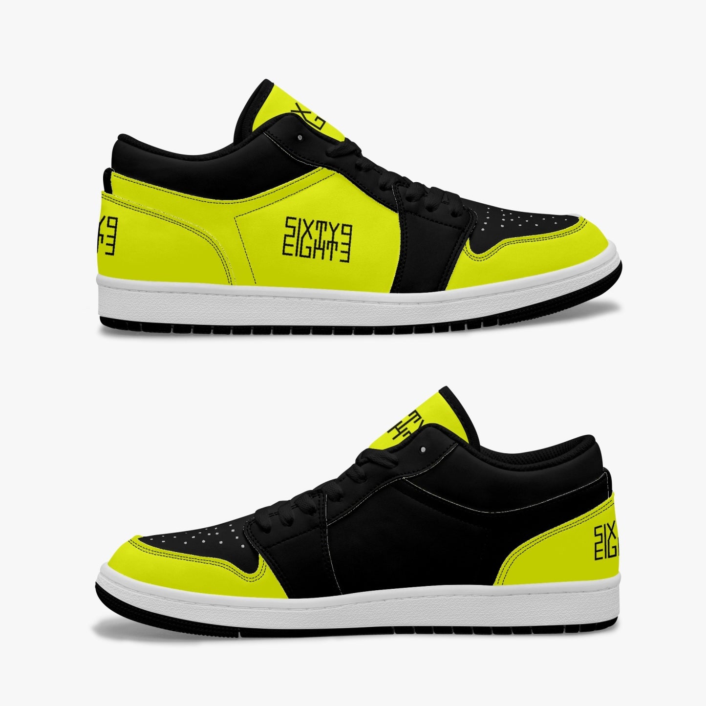 Sixty Eight 93 Logo Black LB SENTLT1 Shoes