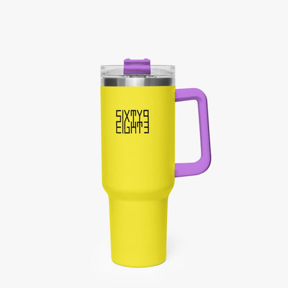 Sixty Eight 93 Logo Black Lemonade 40oz Hydrator Tumbler Cup