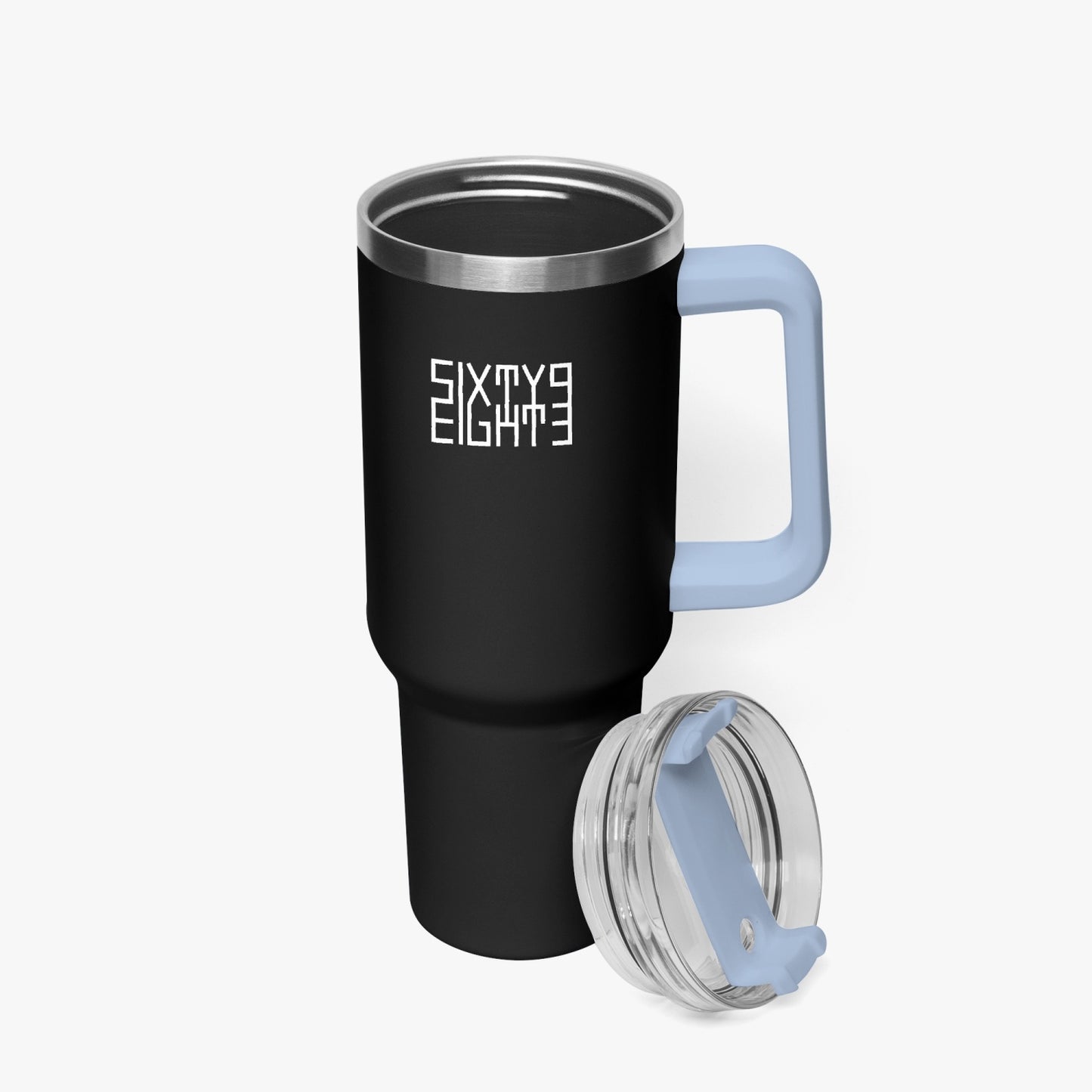 Sixty Eight 93 Logo White Black 40oz Hydrator Tumbler Cup