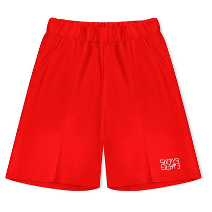 Sixty Eight 93 Men's Red Zip-Up Polo Set