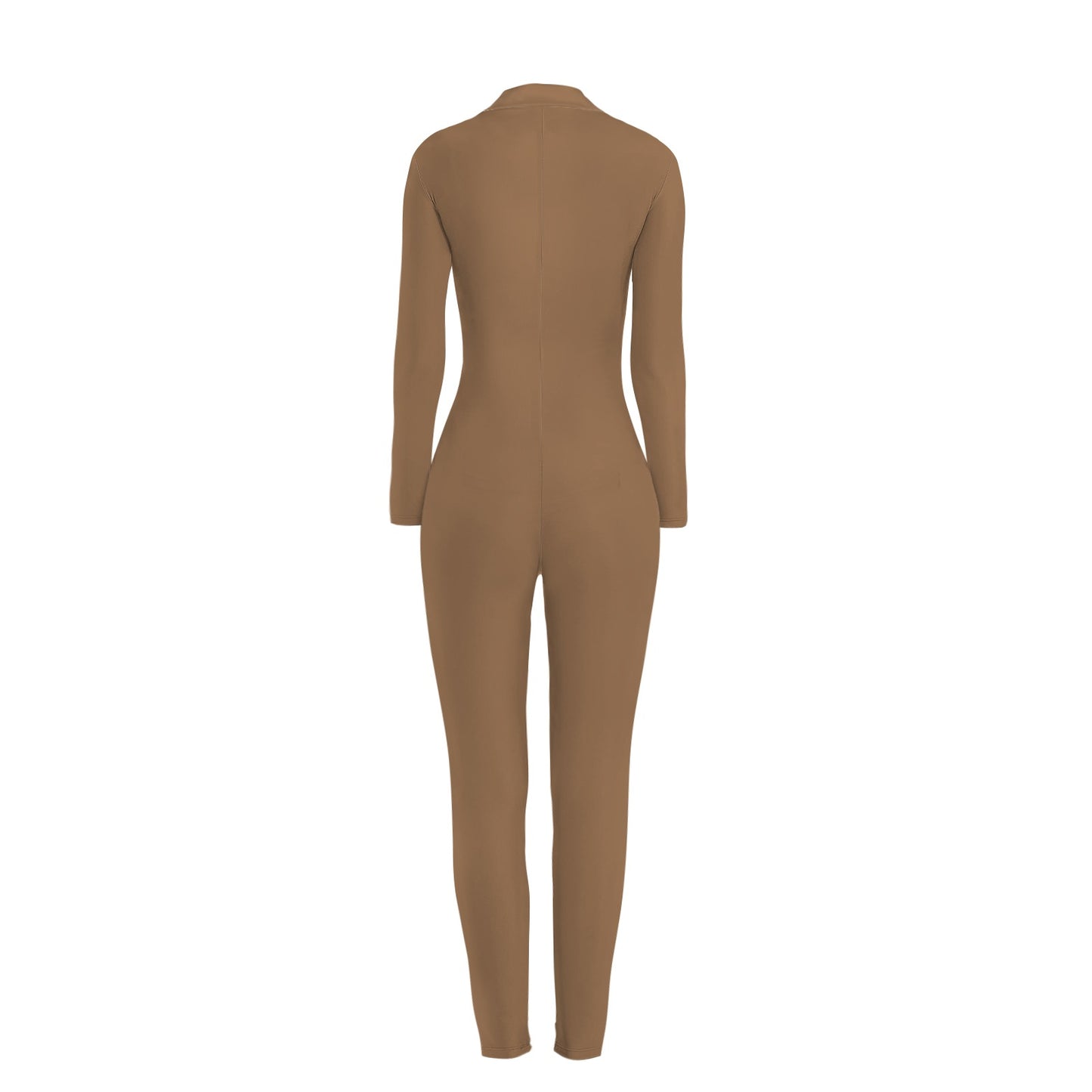 Sixty Eight 93 Chocolate Brown Skinny Fit Jumpsuit
