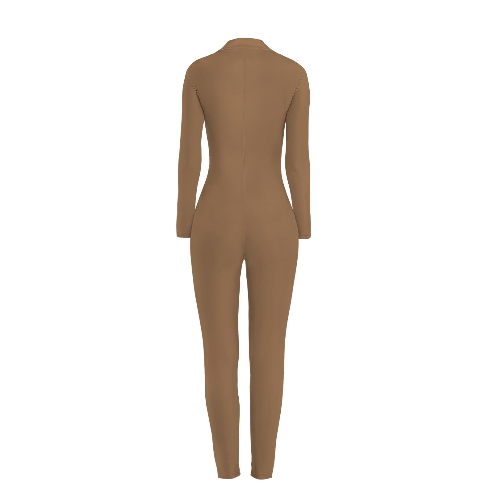 Sixty Eight 93 Chocolate Brown Skinny Fit Jumpsuit