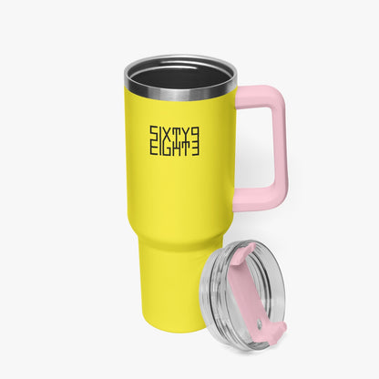 Sixty Eight 93 Logo Black Lemonade 40oz Hydrator Tumbler Cup