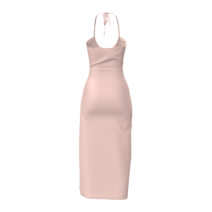 dress,backless cut-out bodycon dress,cloud pink,ice water blue,tender green,daisy orange,orchid petal violet,persimmon orange,hot pink,olive green,sugar almond brown,violet crescent,red wine,lapis blue,black beauty,women's,MOQ1,Delivery days 5