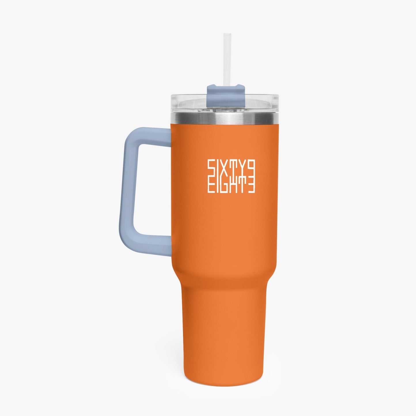 Sixty Eight 93 Logo White Netherland Orange 40oz Hydrator Tumbler Cup