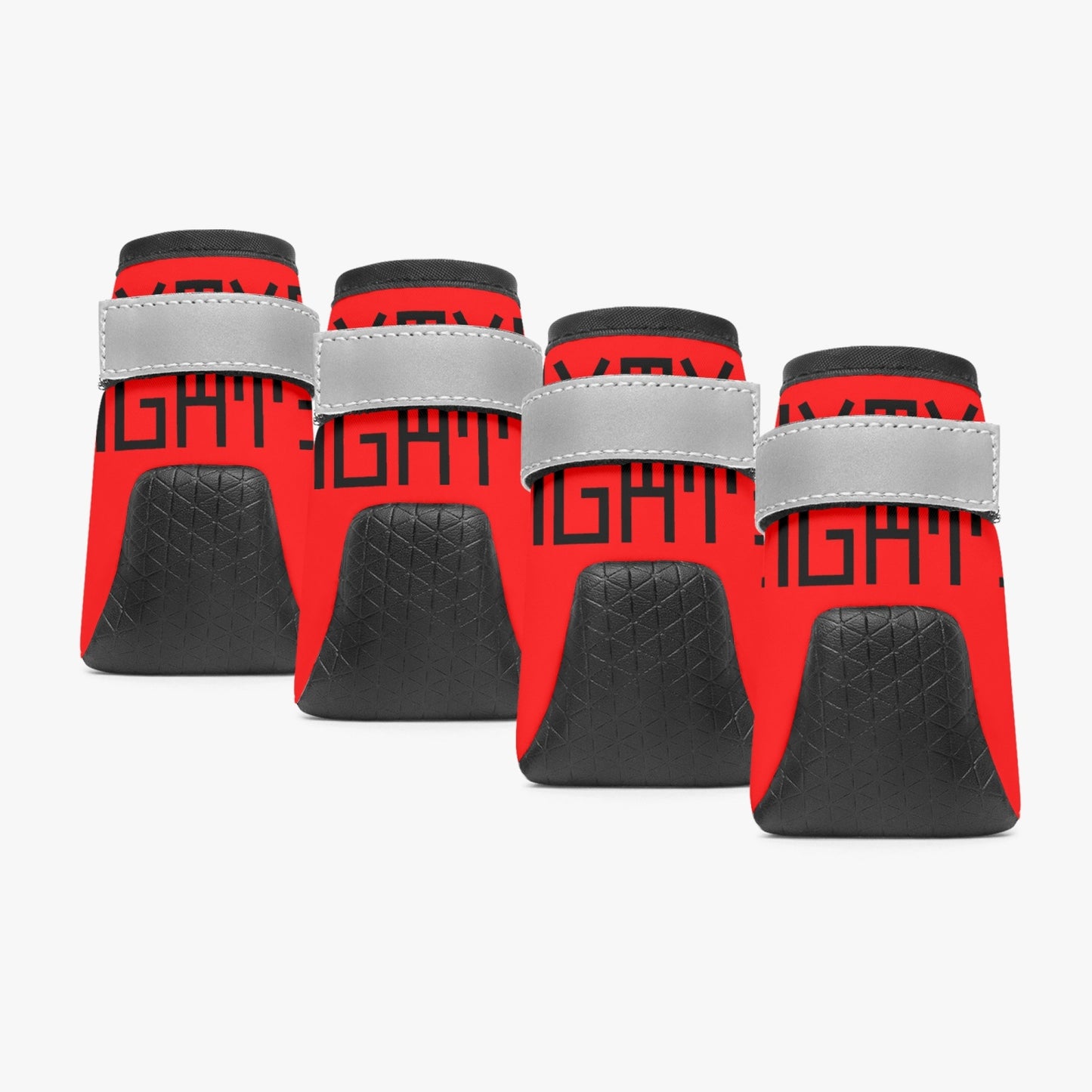 Sixty Eight 93 Logo Black Red Dog Shoes