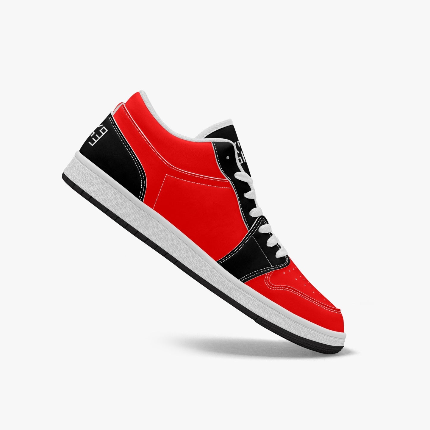 Sixty Eight 93 Logo White Black & Red SENTLT1 Shoes