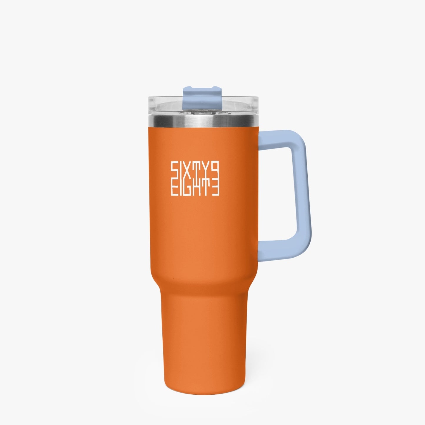 Sixty Eight 93 Logo White Netherland Orange 40oz Hydrator Tumbler Cup