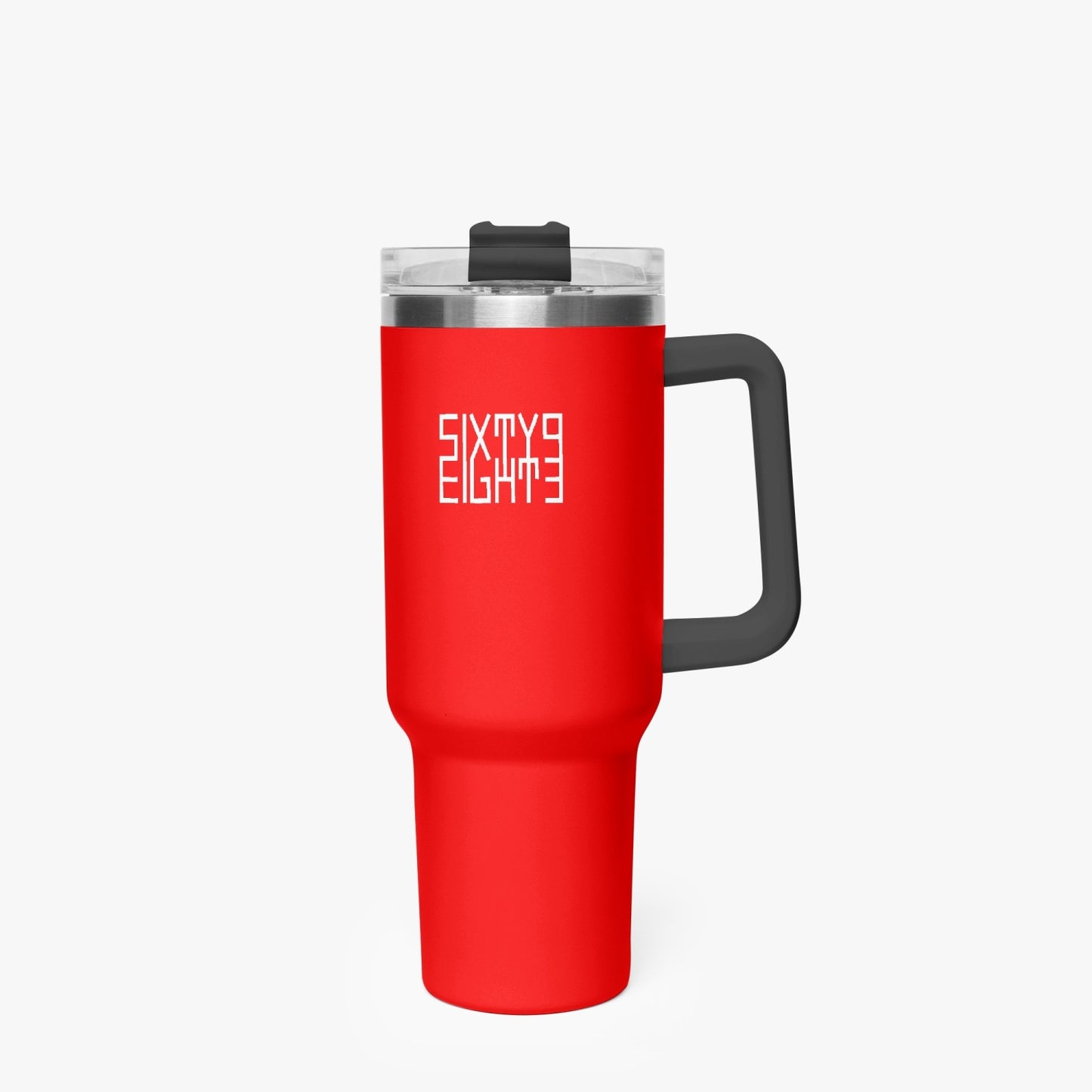 Sixty Eight 93 Logo White Red 40oz Hydrator Tumbler Cup