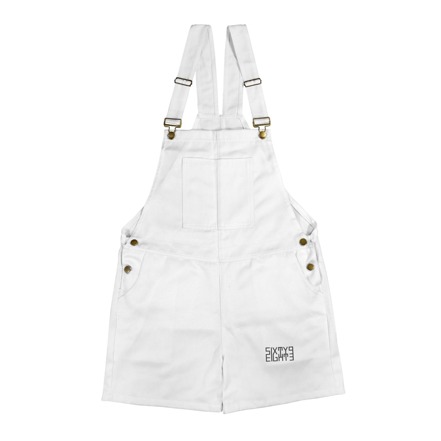 Sixty Eight 93 Logo Black White Overalls
