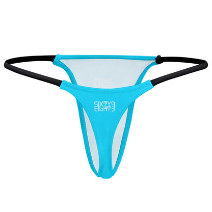 Sixty Eight 93 Logo White Thin Thongs