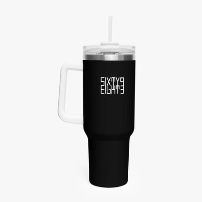 Sixty Eight 93 Logo White Black 40oz Hydrator Tumbler Cup