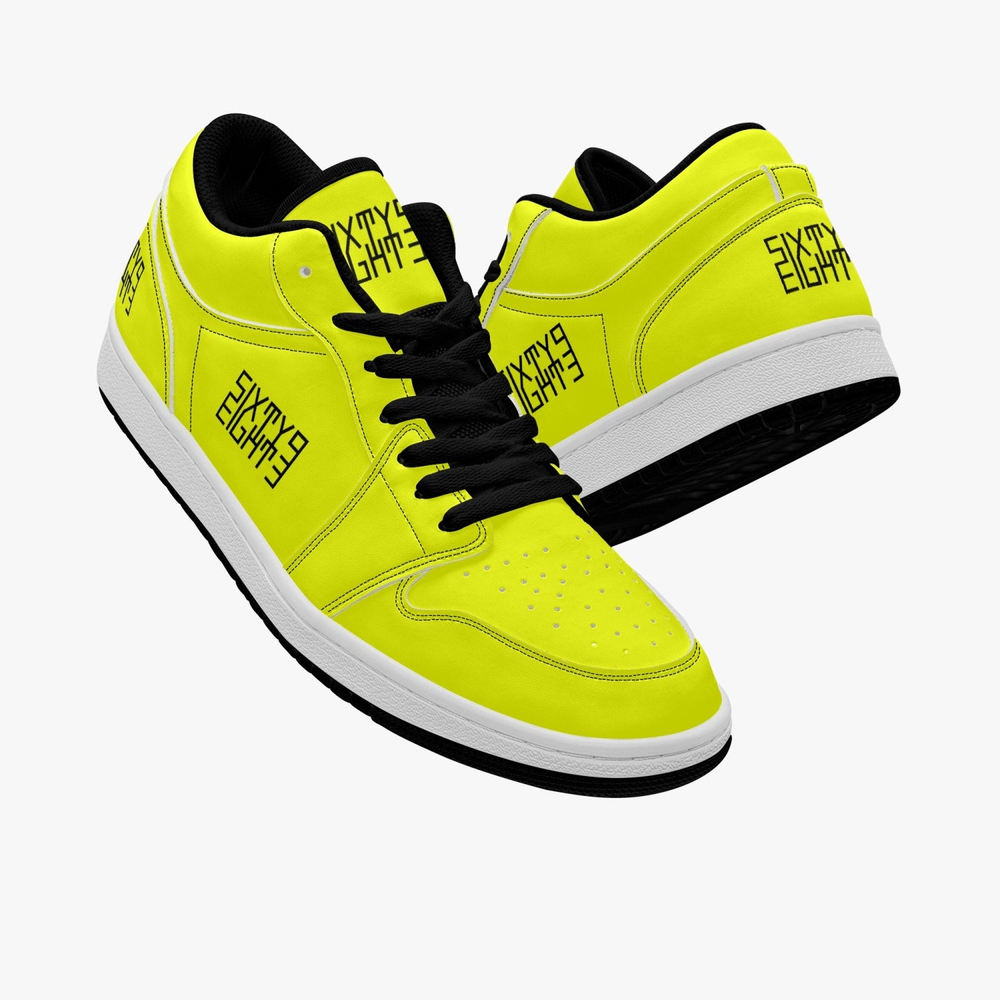 Sixty Eight 93 Logo Black Lemonade SENTLT1 Shoes