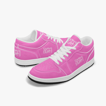 Sixty Eight 93 Logo White Pink SENTLT1 Shoes