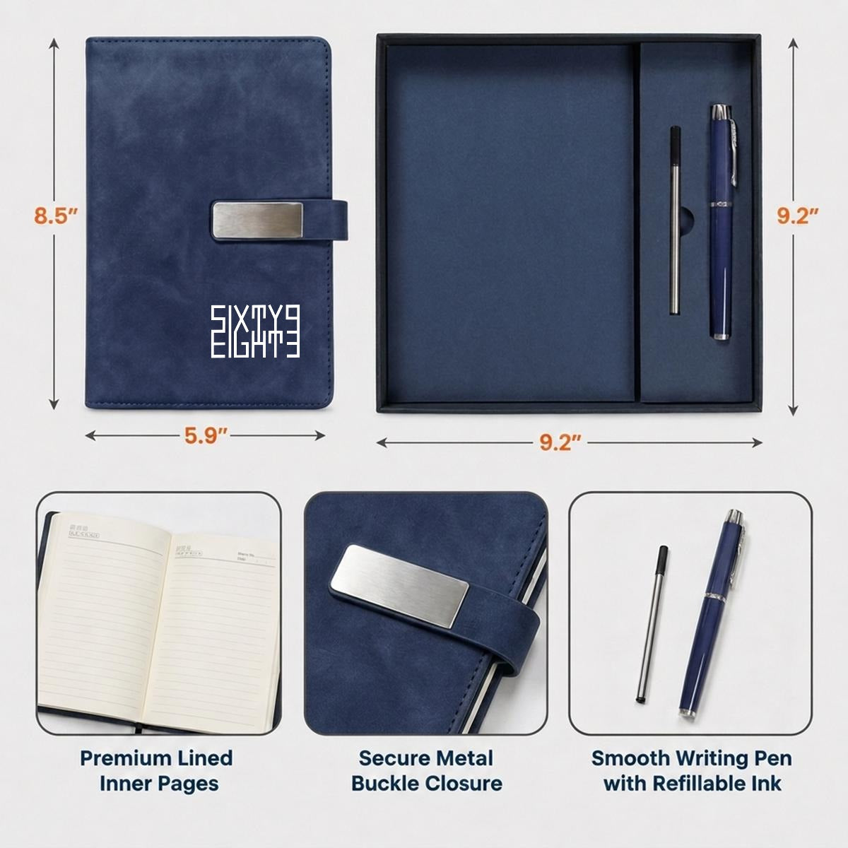 Sixty Eight 93 Notebook Gift Set