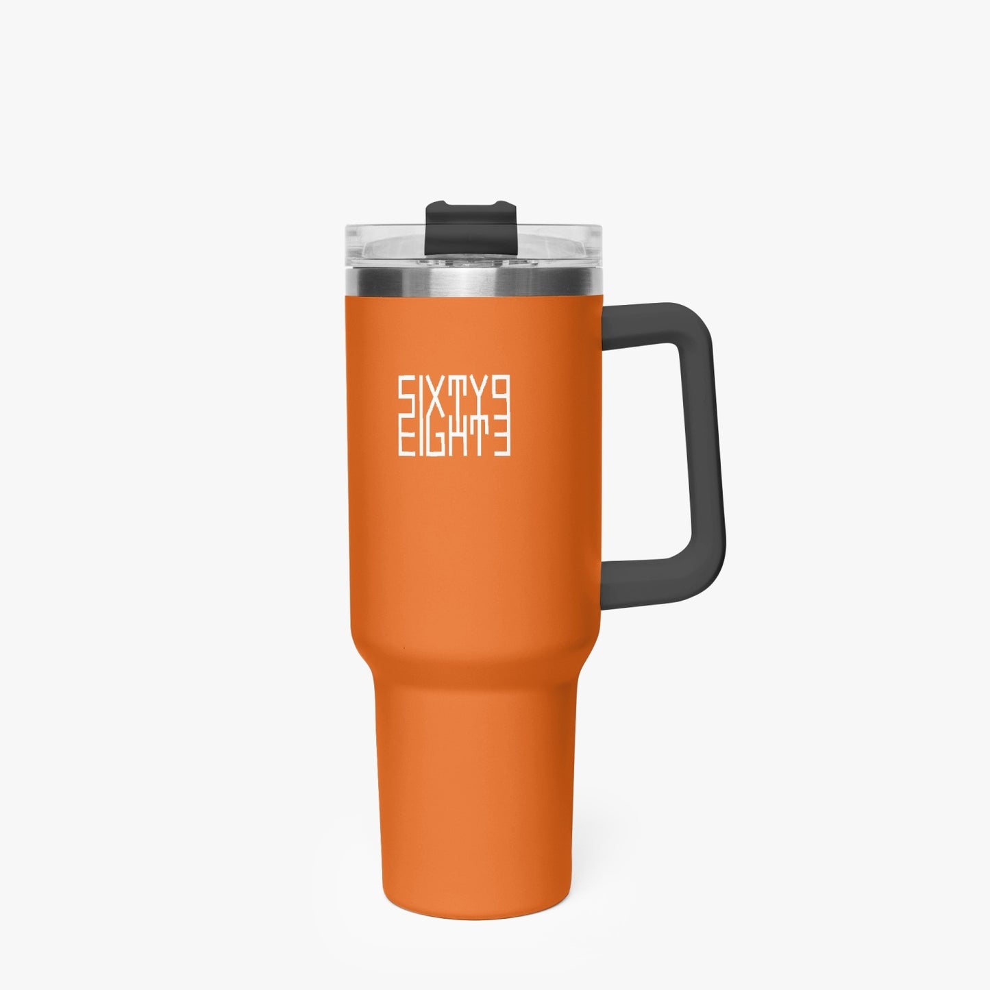 Sixty Eight 93 Logo White Netherland Orange 40oz Hydrator Tumbler Cup