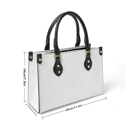 Sixty Eight 93 Logo White Women's Tote Bag With Black Handle #20
