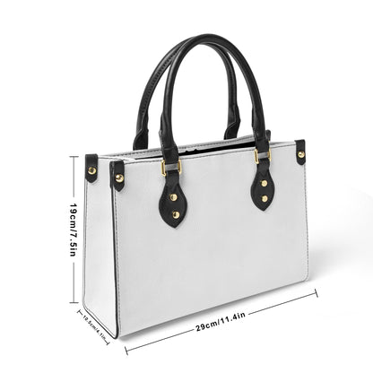 Sixty Eight 93 Logo White Zebra Black Lemonade Women's Tote Bag With Black Handle