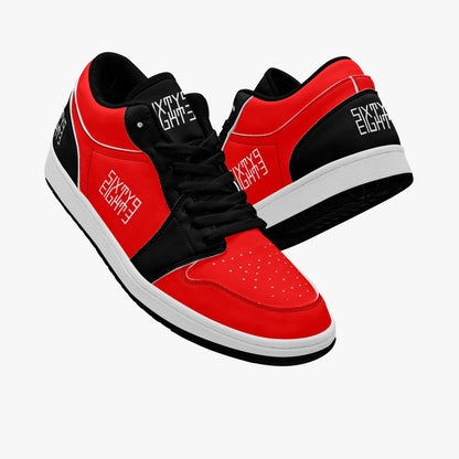 Sixty Eight 93 Logo White Black & Red SENTLT1 Shoes