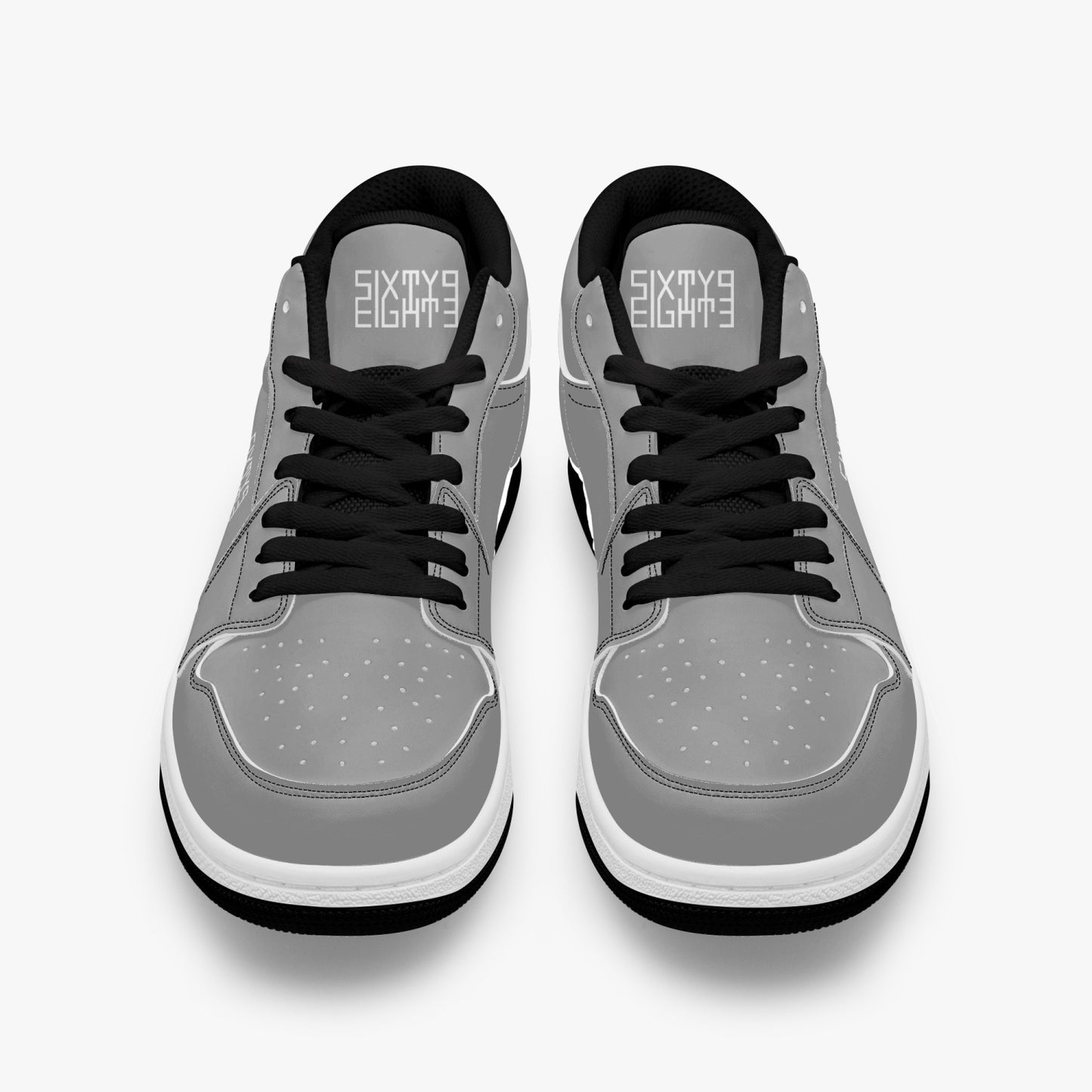 Sixty Eight 93 Logo White Grey SENTLT1 Shoes