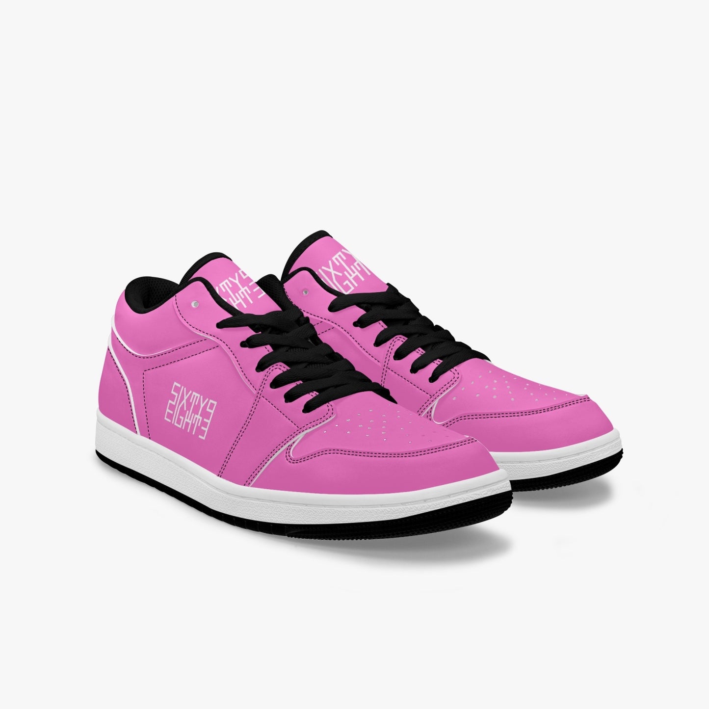 Sixty Eight 93 Logo White Pink SENTLT1 Shoes