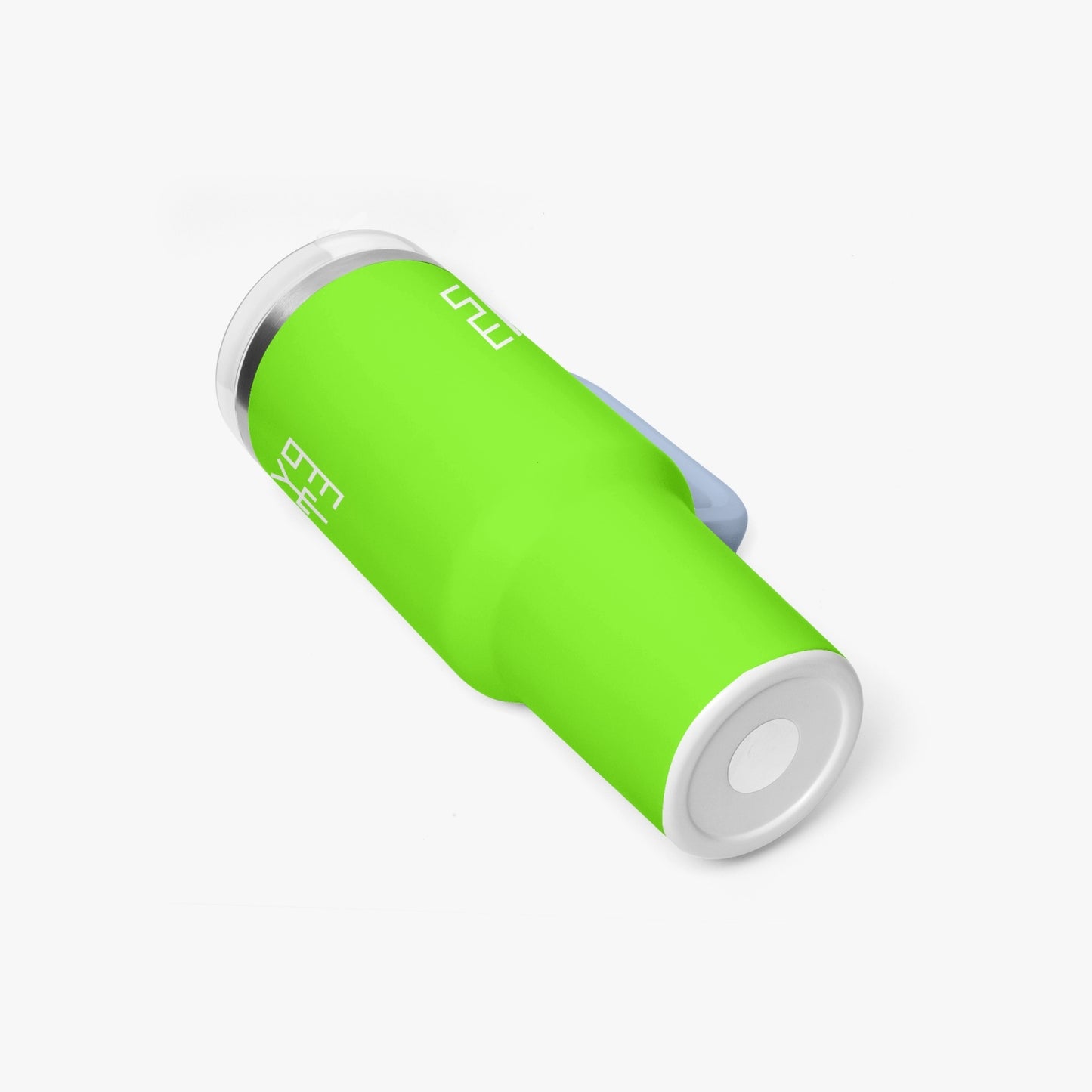 Sixty Eight 93 Logo White Lime Green 40oz Hydrator Tumbler Cup