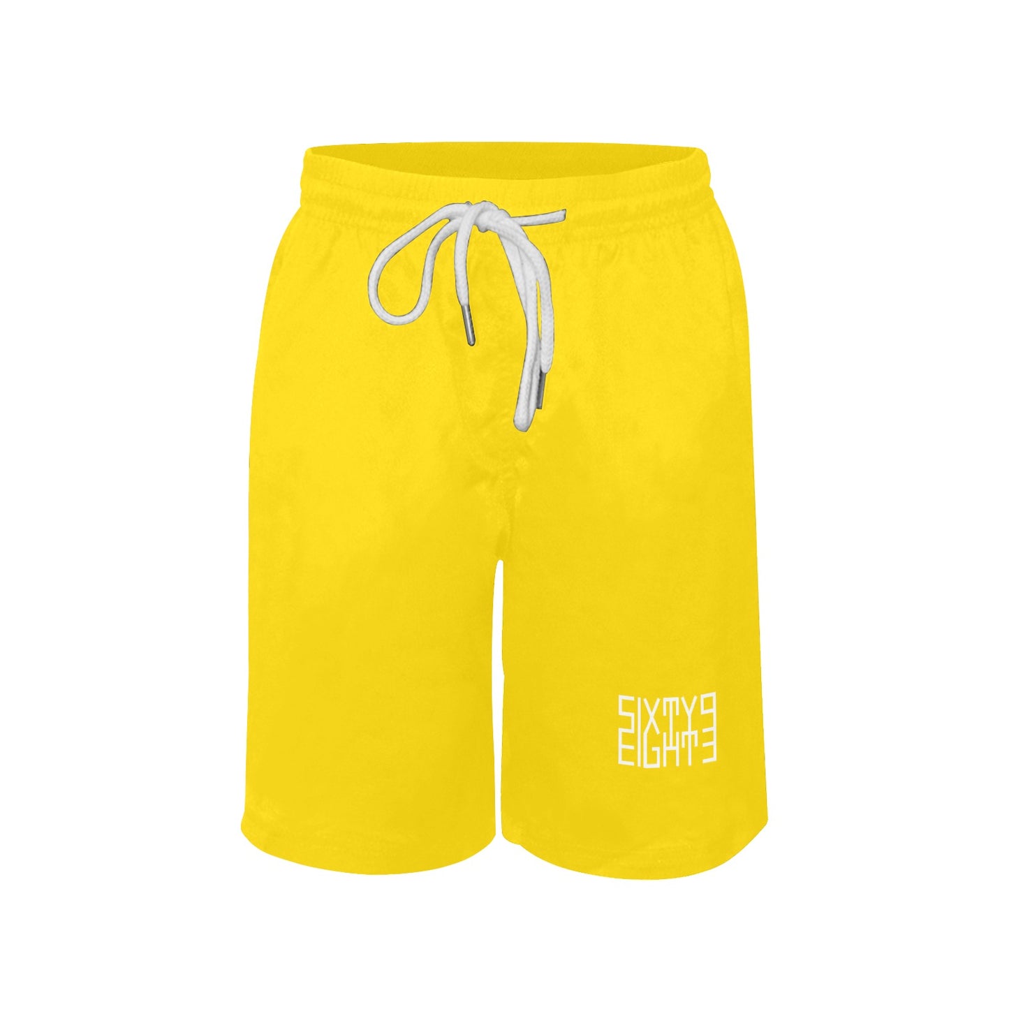 Sixty Eight 93 Logo White Boys' Casual Beach Shorts