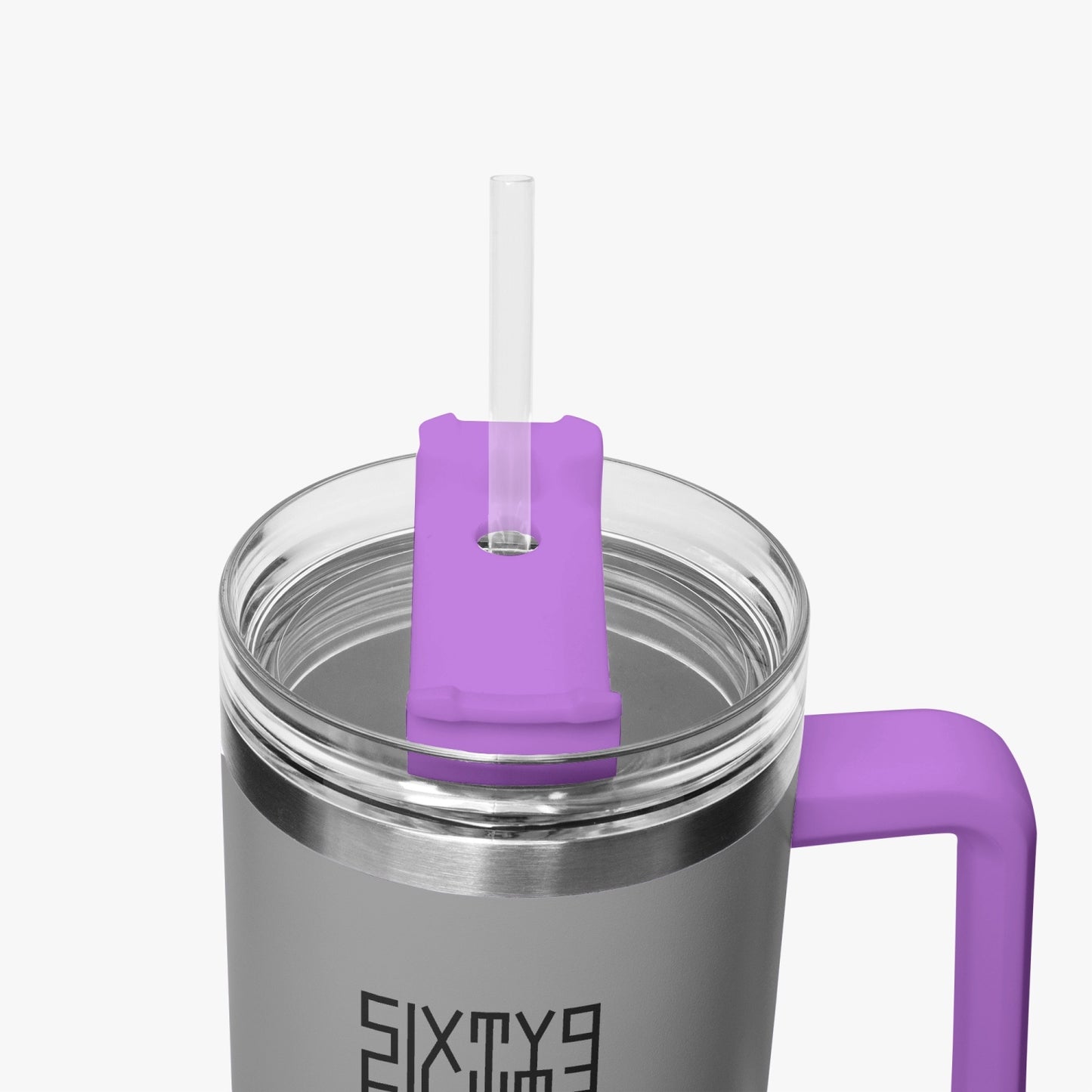 Sixty Eight 93 Logo Black Grey 40oz Hydrator Tumbler Cup