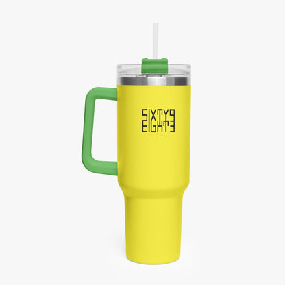 Sixty Eight 93 Logo Black Lemonade 40oz Hydrator Tumbler Cup