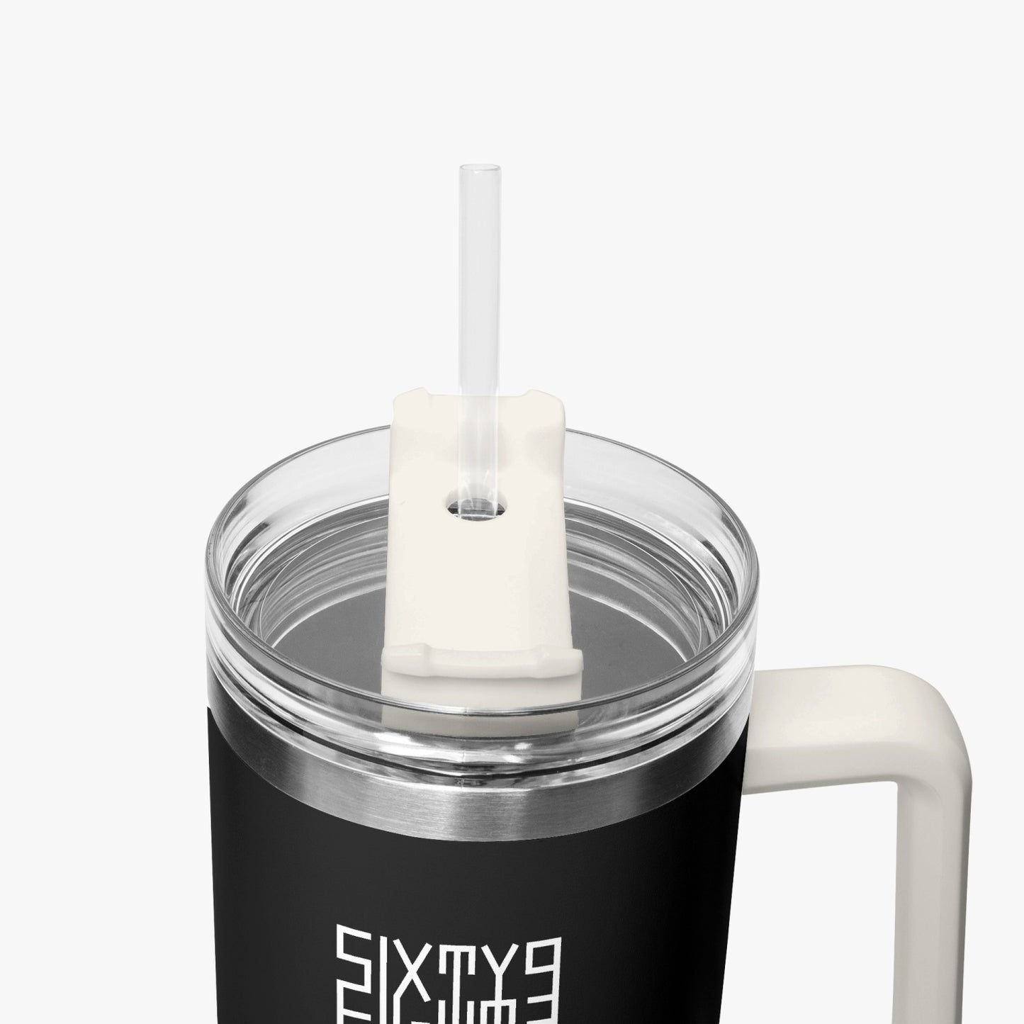 Sixty Eight 93 Logo White Black 40oz Hydrator Tumbler Cup