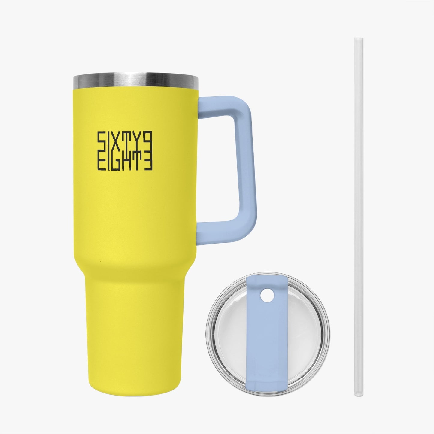 Sixty Eight 93 Logo Black Lemonade 40oz Hydrator Tumbler Cup