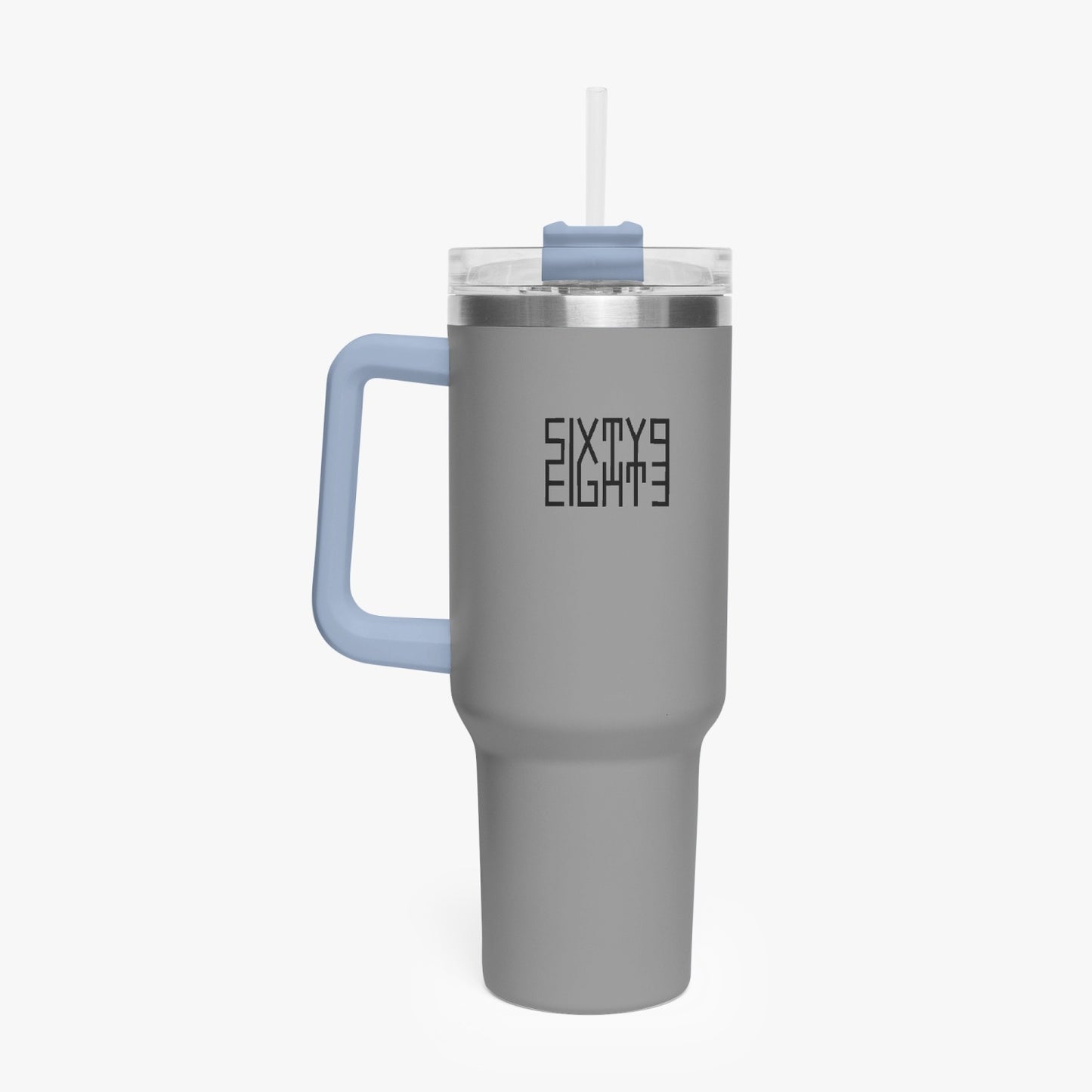 Sixty Eight 93 Logo Black Grey 40oz Hydrator Tumbler Cup