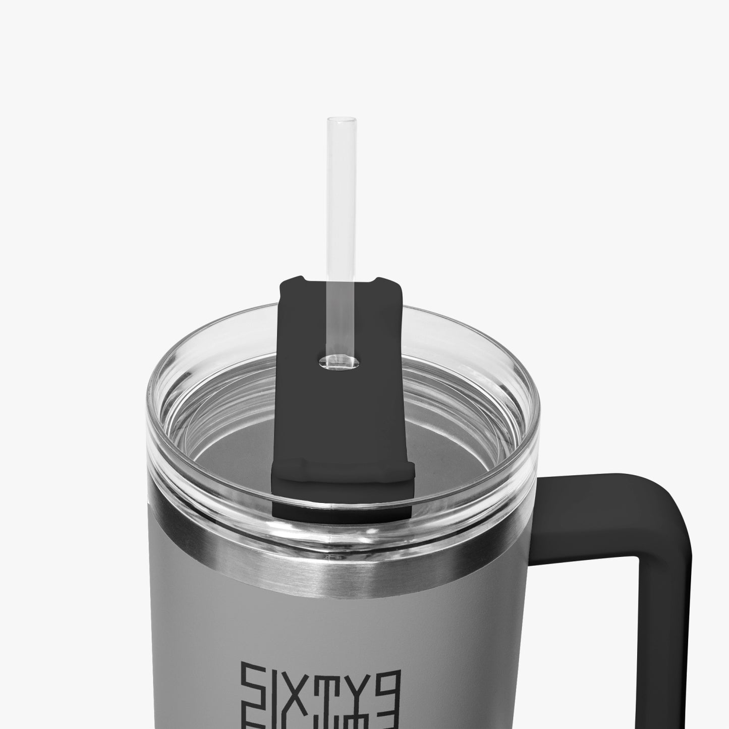 Sixty Eight 93 Logo Black Grey 40oz Hydrator Tumbler Cup