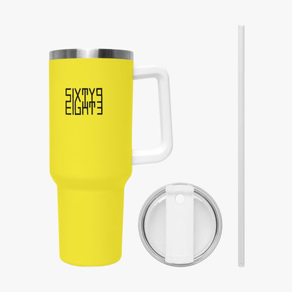 Sixty Eight 93 Logo Black Lemonade 40oz Hydrator Tumbler Cup