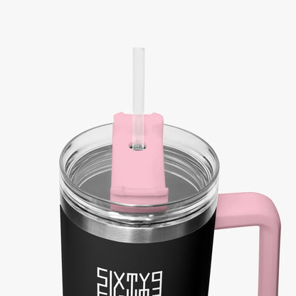 Sixty Eight 93 Logo White Black 40oz Hydrator Tumbler Cup