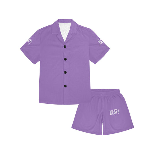 Sixty Eight 93 Little Girls' V-Neck Short Pajama Set