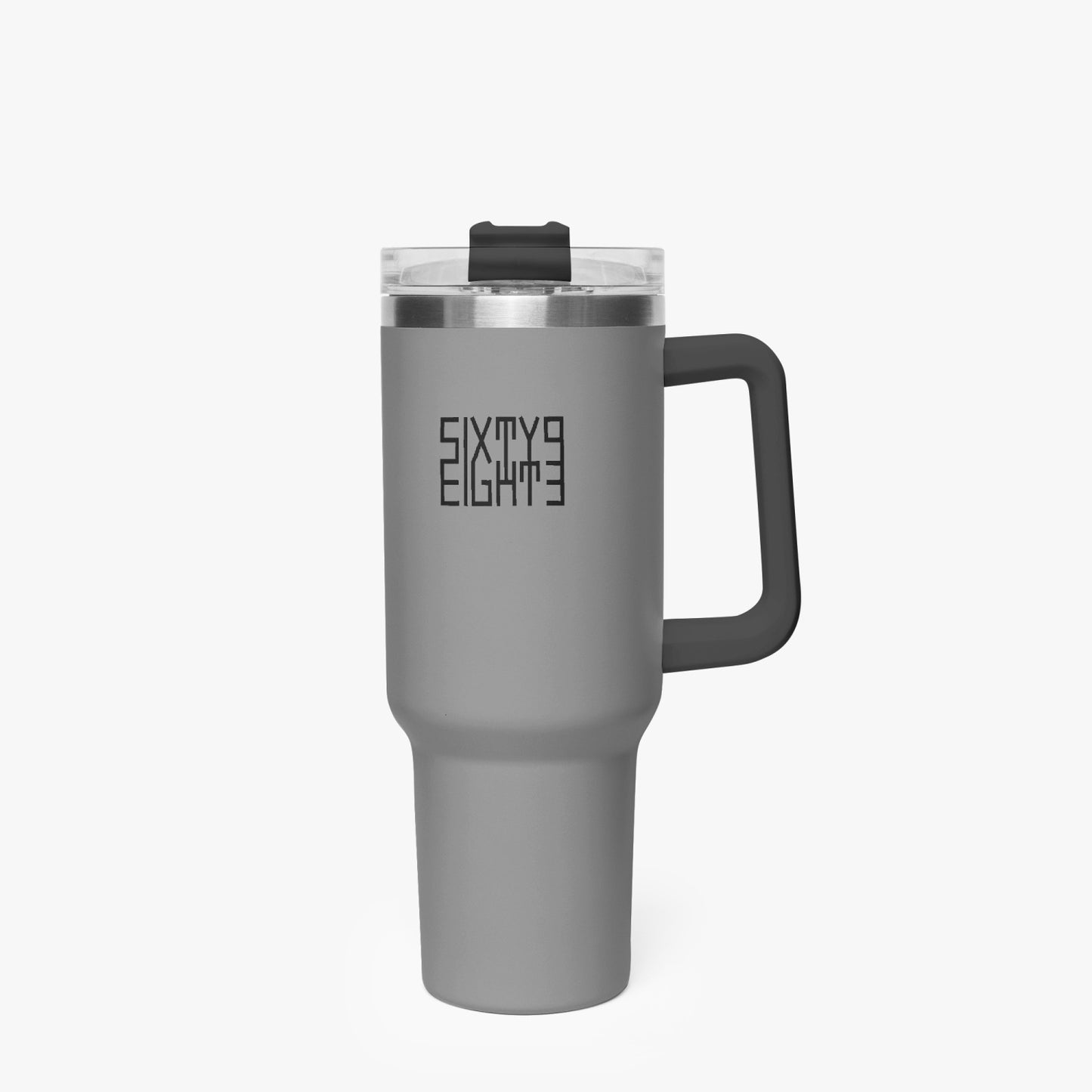 Sixty Eight 93 Logo Black Grey 40oz Hydrator Tumbler Cup