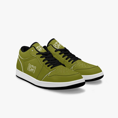 Sixty Eight 93 Logo White Olive Green SENTLT1 Shoes