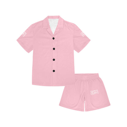 Sixty Eight 93 Little Girls' V-Neck Short Pajama Set