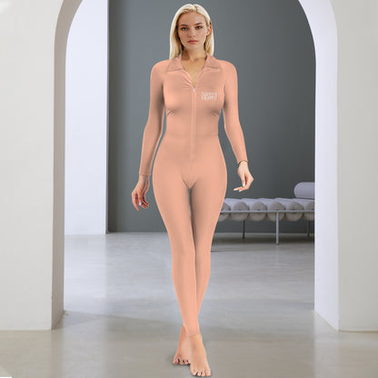 Sixty Eight 93 Peach Skinny Fit Jumpsuit