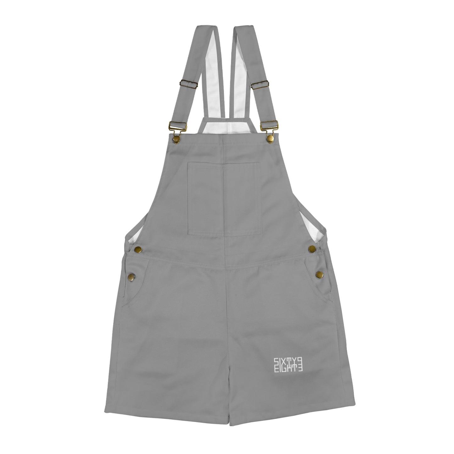 Sixty Eight 93 Logo White Grey Overalls