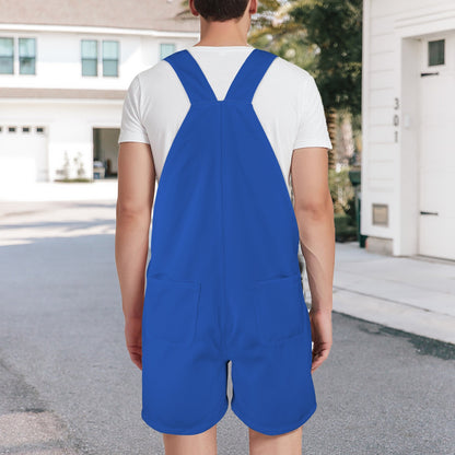 Sixty Eight 93 Logo White Blue Overalls