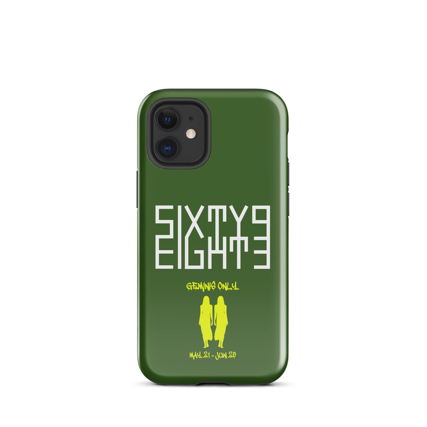 Sixty Eight 93 Logo White Geminis Only 3.0 Tough iPhone Case