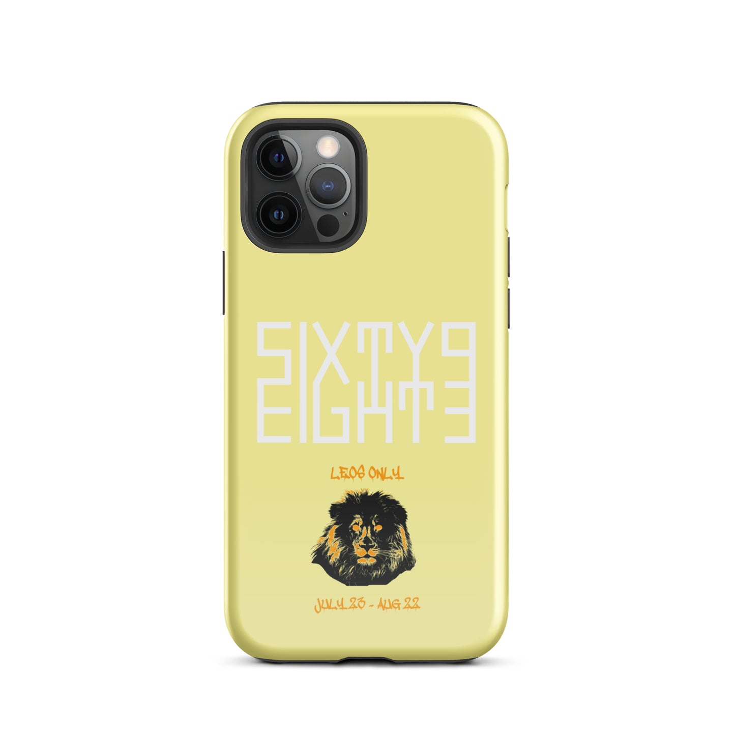 Sixty Eight 93 Logo White Leos Only Tough iPhone Case